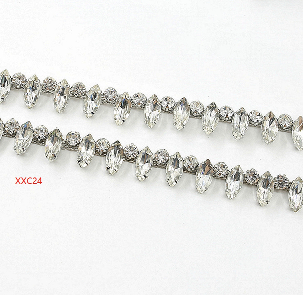 Off white Crystal atelier trims