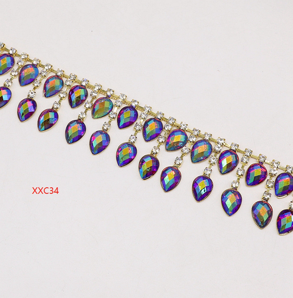 Hautecouture crystal chains