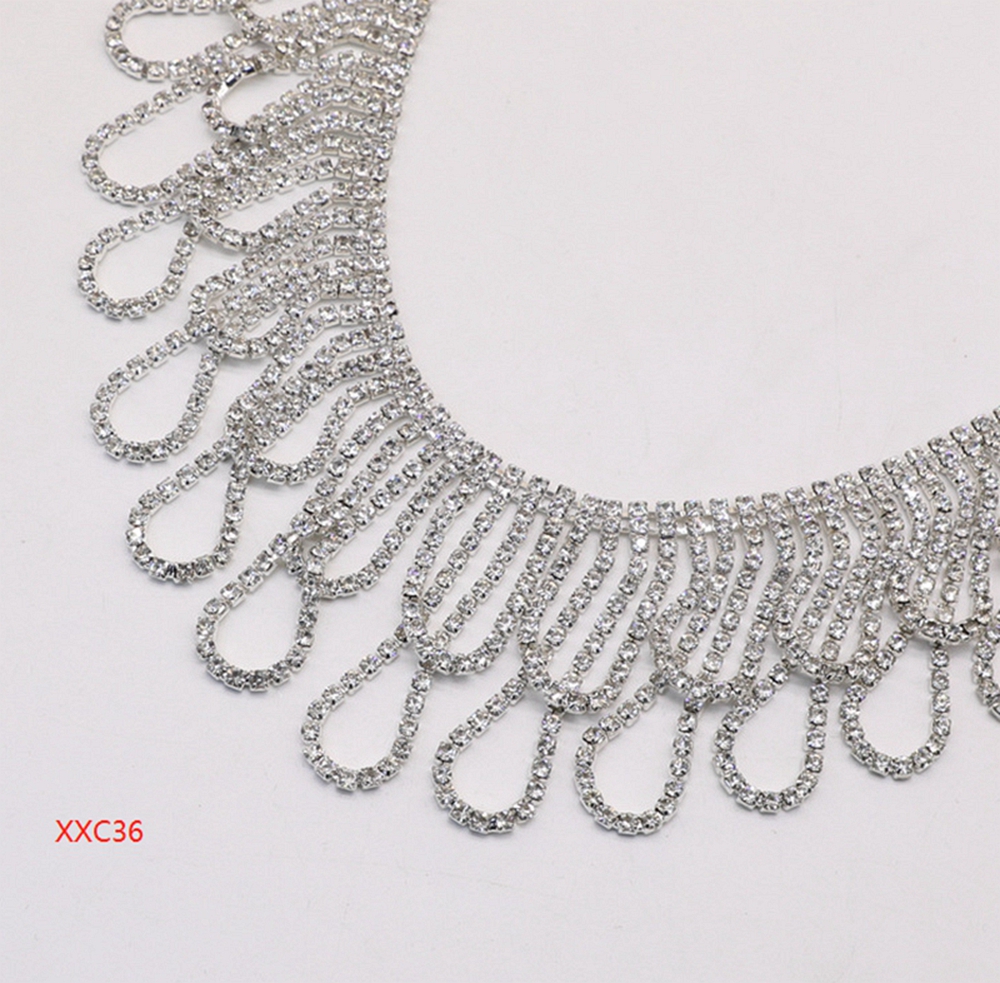 Bridal tassel fringes chains