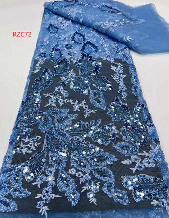 beaded mesh fabric