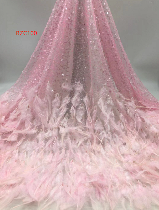 Vintaage sequin feather Fabrics
