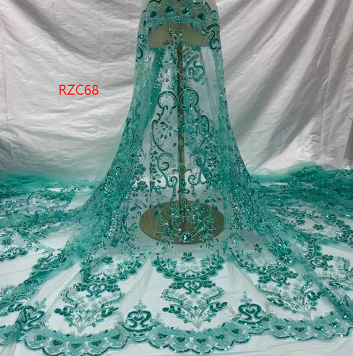 beaded fabric luxury lace