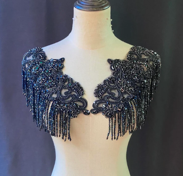 Prom 2022 crystal applique 