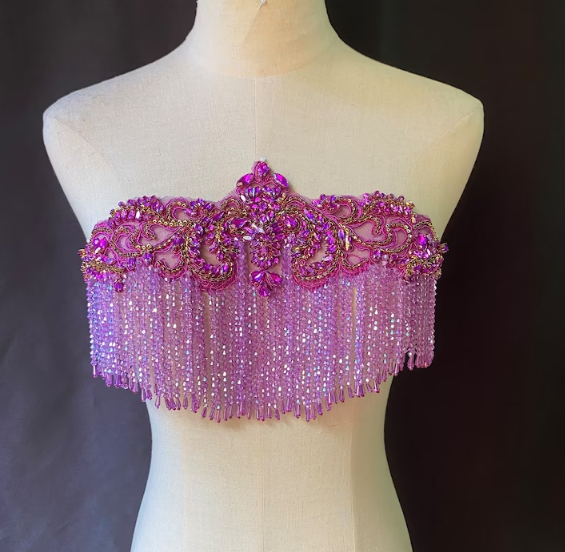 Couture Pink crystal patches 