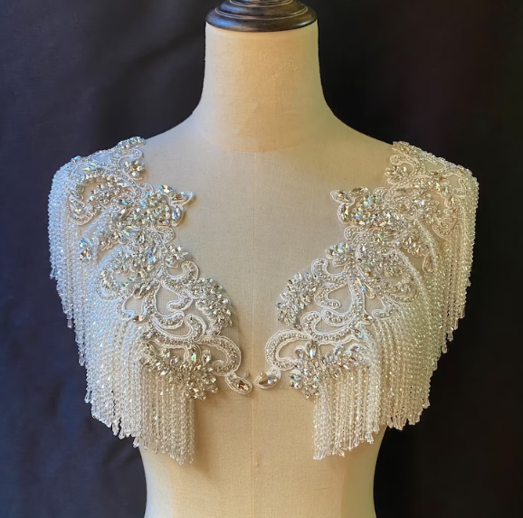 Bridal Tassel Fringe Applique design
